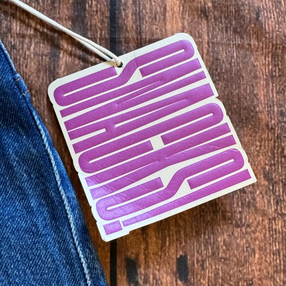 NWT MOTHER Snacks The Lunch Line Sneak Fray Jean in Yummy 34 - Picture 10 of 11